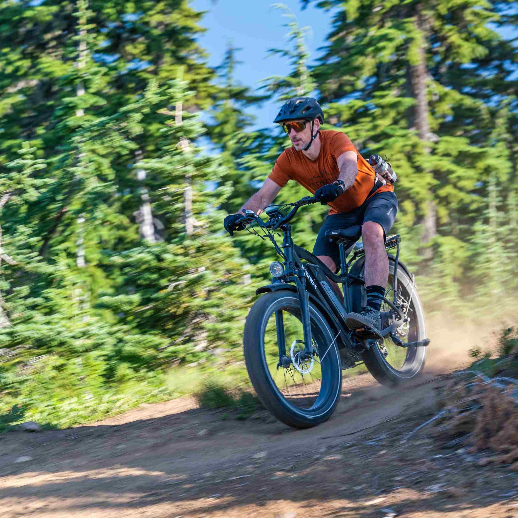 E-Fatbike Spaß: E-Biken in den Bergen