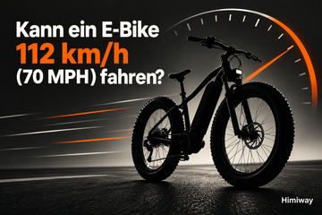 Kann ein E-Bike 112 km/h (70 MPH) fahren?