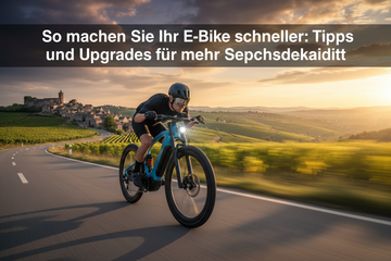So machen Sie Ihr E-Bike schneller