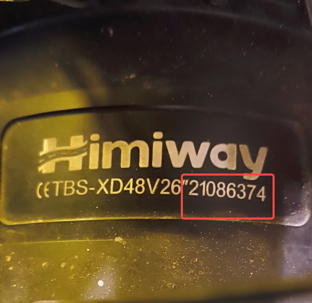 Moteur de moyeu à engrenages sans balais Himiway Cruiser 250W