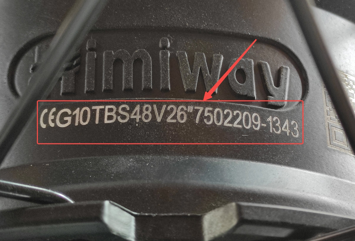 Moteur de moyeu à engrenages sans balais Himiway Cruiser 250W