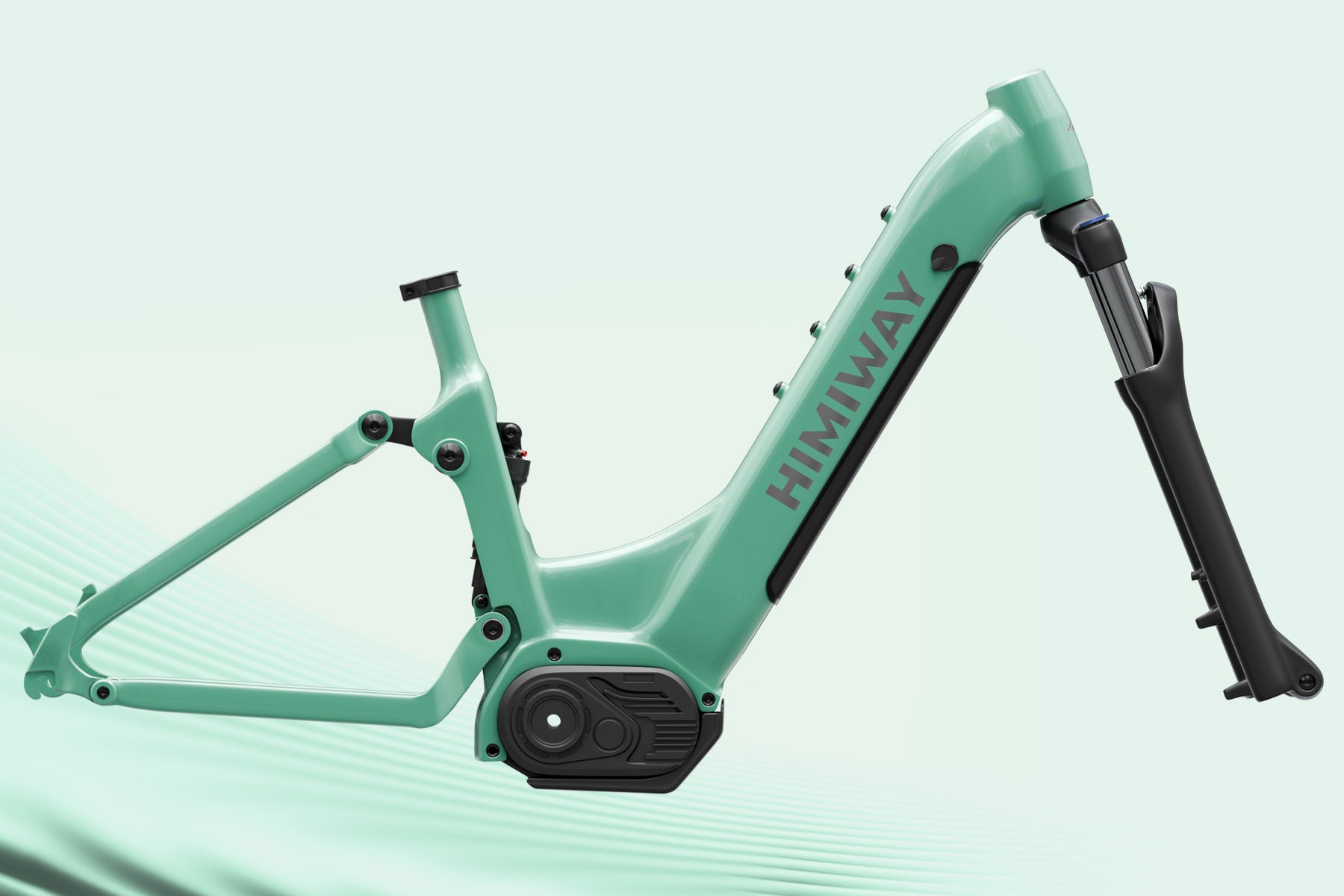 Komfort-City-E-Bike mit Vollfederung