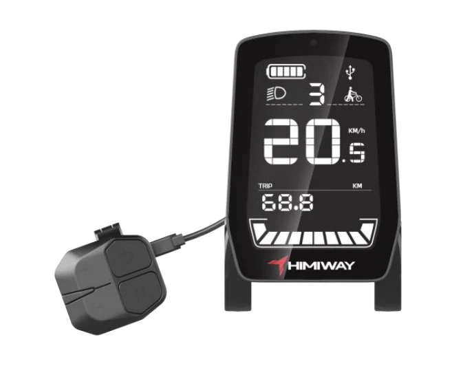 Himiway D3 (Cruiser) LCD-Bildschirm mit USB-Aufladung