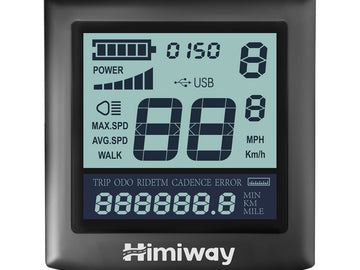 LCD Display With USB Charging - Himiway Bike